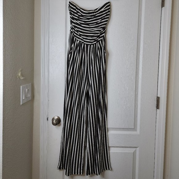 Strapless tube romper jumpsuit - Picture 1 of 3